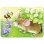 Primul meu puzzle animale din padure 2/4/6/8 piese